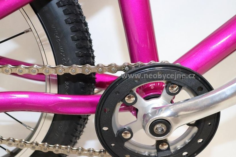 SEŘÍZENÉ Lehké dětské kolo Kubikes 16 L lasur pink + DÁRKY STOJÁNEK, odrazky a pohádka