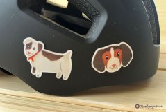 Samolepky / na kolo, odrážedlo, helmu / pejsci