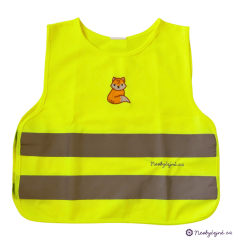REFLEXNÍ VESTA pro děti Liška            (od 2 do 6 let)