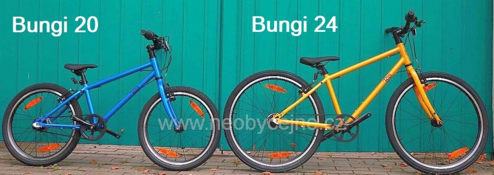 lehké dětské kolo Bungi Bungi 20 a 24 - Neobycejne.cz
