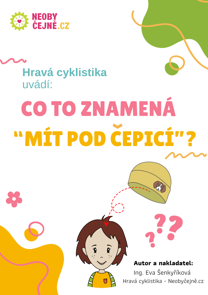 dárek k dětské čepici pod helmu - Hravé listy, Neobyčejně.cz
